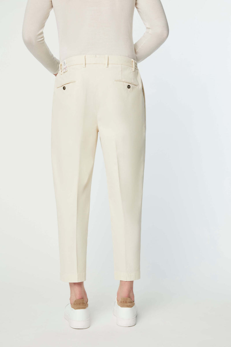 Lubiam Pantalone Clarence Tinto Capo Bianco Avorio Pantalone Clarence Tinto Capo Bianco Avorio