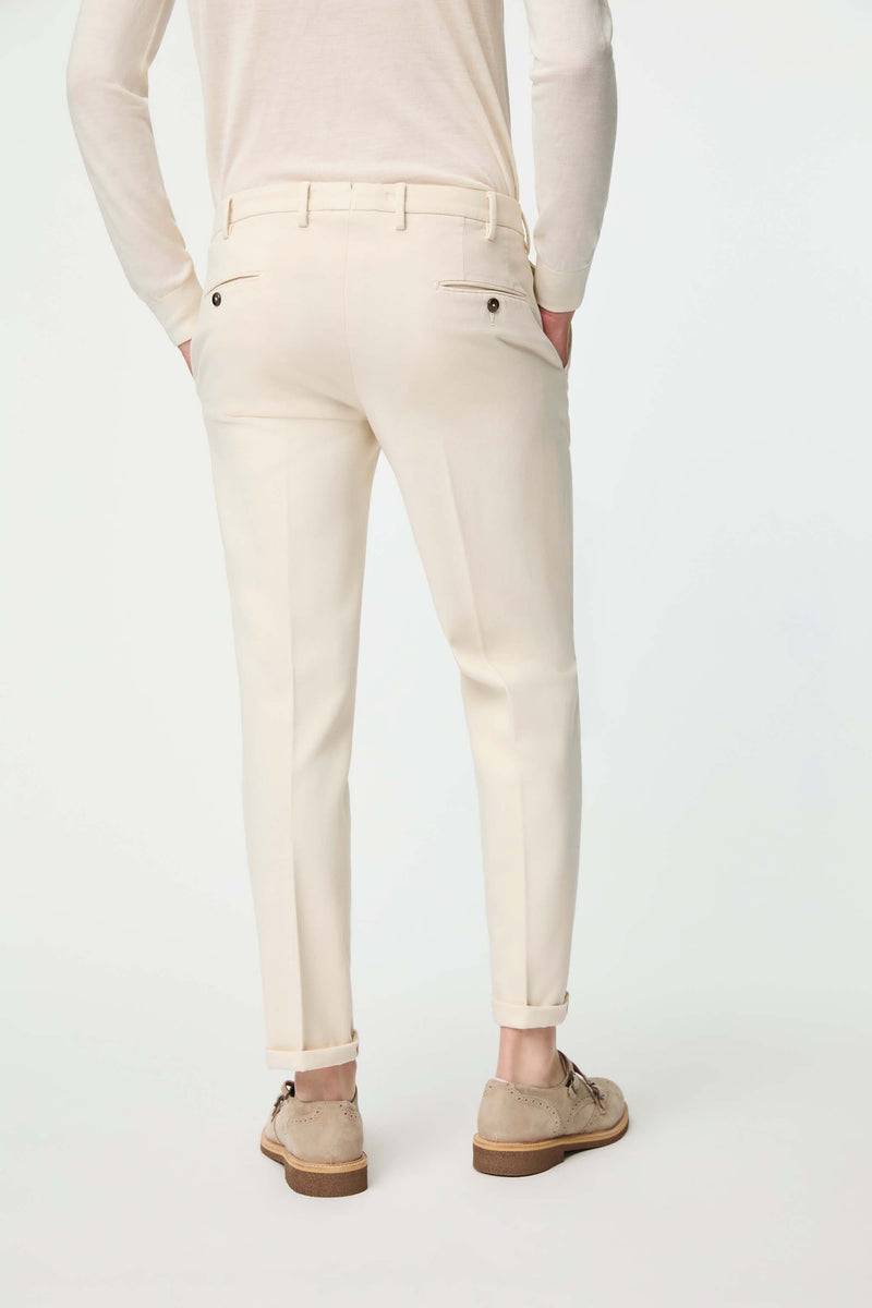 Lubiam Pantalone ELTON Tinto Capo Bianco Avorio Pantalone ELTON Tinto Capo Bianco Avorio