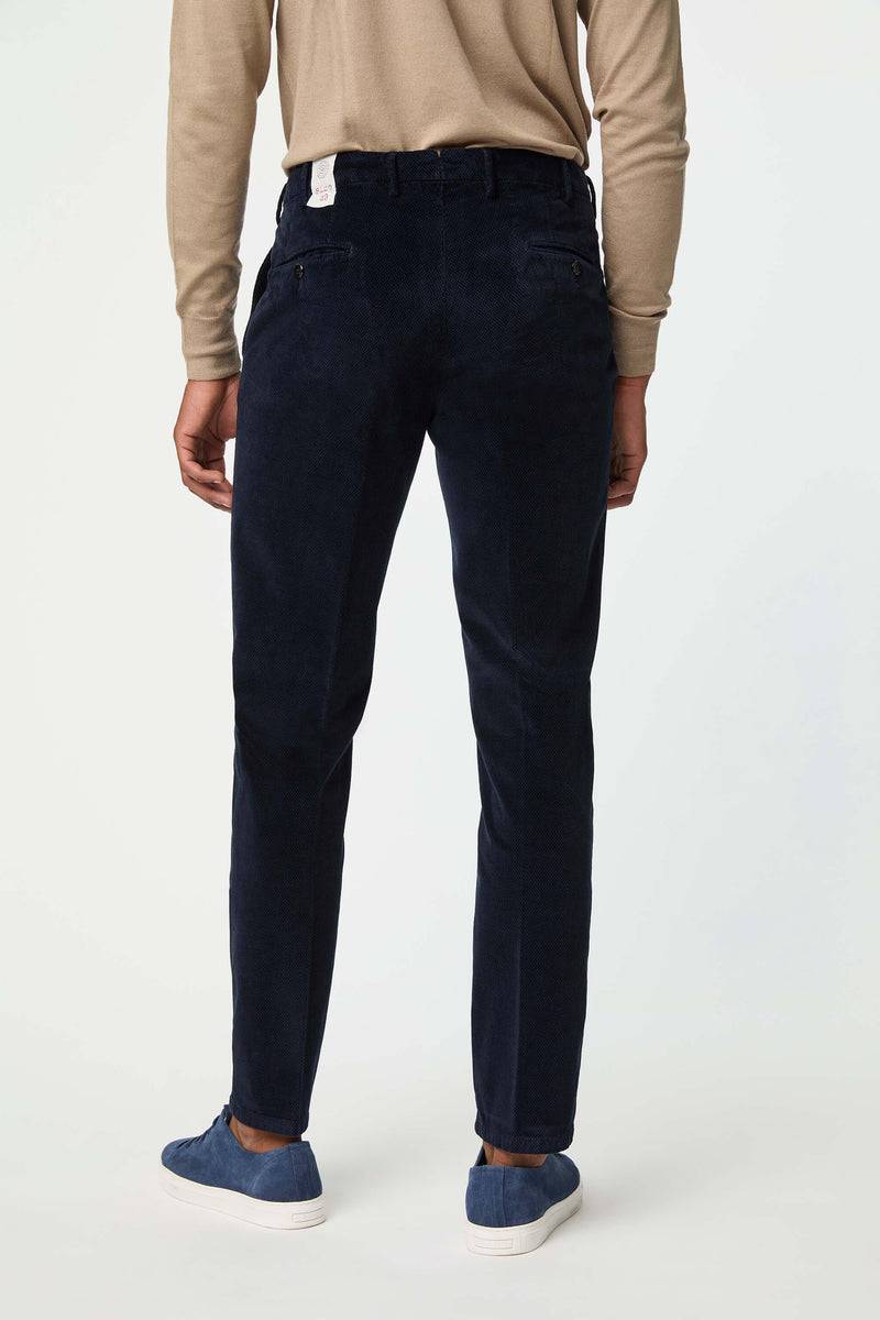 Lubiam Pantalone ELTON Tinto Capo Blu Notte Pantalone ELTON Tinto Capo Blu Notte