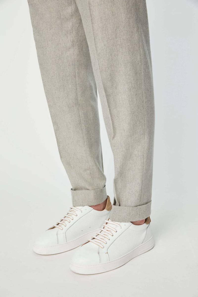 Lubiam Pantalone HERBIE Grigio Ghiaccio Pantalone HERBIE Grigio Ghiaccio