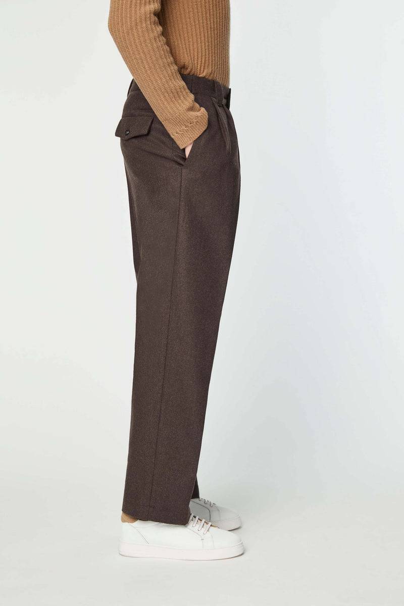 Lubiam Pantalone MARK Non Trattato Marrone Pantalone MARK Non Trattato Marrone