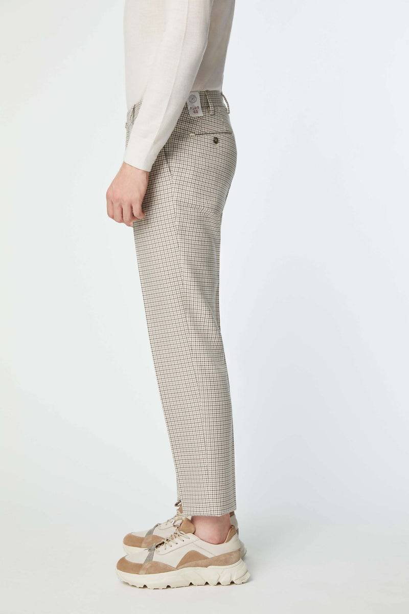 Lubiam Pantalone MICHAEL Pied De Poule Pantalone MICHAEL Pied De Poule