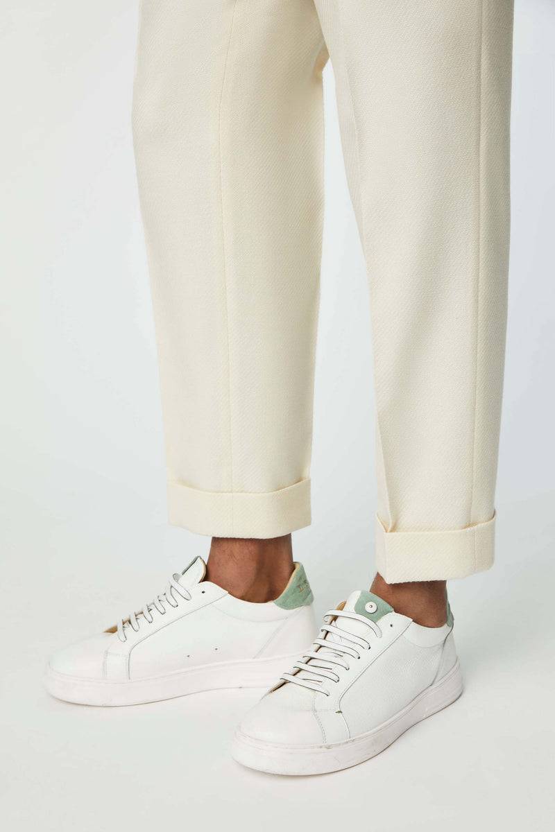 Lubiam Pantalone MILES Bianco Avorio Pantalone MILES Bianco Avorio