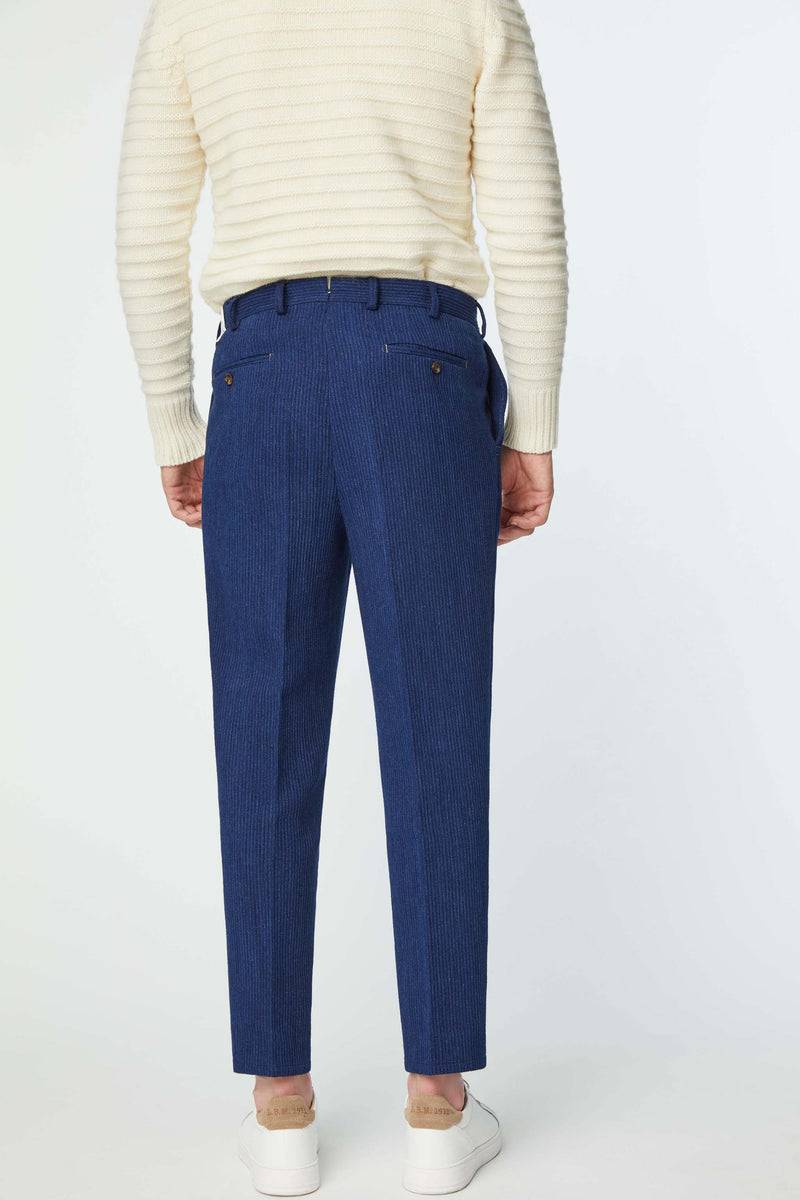 Lubiam Pantalone MILES Sartorial Indigo Blu Denim Pantalone MILES Sartorial Indigo Blu Denim