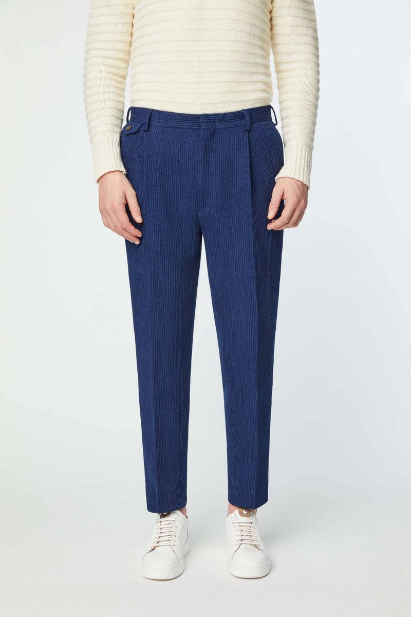 Lubiam Pantalone MILES Sartorial Indigo blu denim Pantalone MILES Sartorial Indigo blu denim