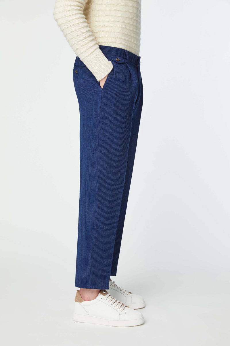 Lubiam Pantalone MILES Sartorial Indigo Blu Denim Pantalone MILES Sartorial Indigo Blu Denim