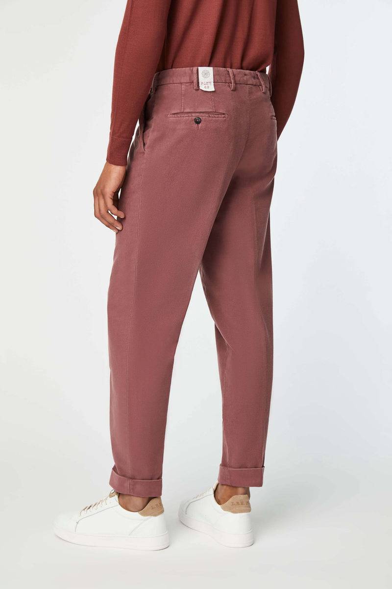 Lubiam Pantalone MILES Tinto Capo Viola Vinaccia Pantalone MILES Tinto Capo Viola Vinaccia