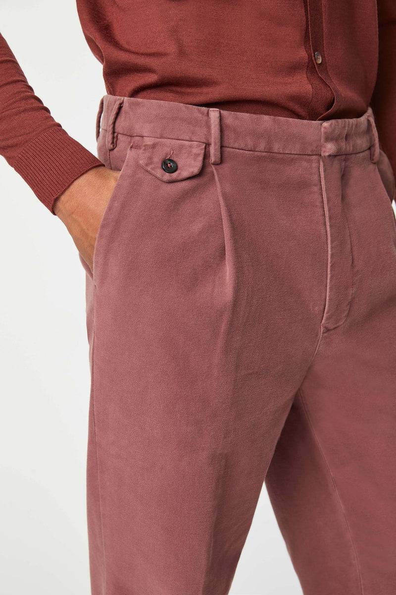 Lubiam Pantalone MILES Tinto Capo Viola Vinaccia Pantalone MILES Tinto Capo Viola Vinaccia