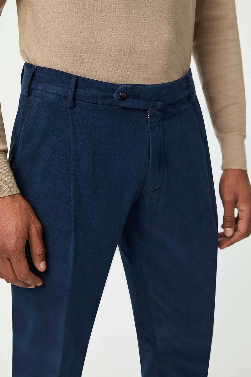 Lubiam Pantalone MUDDY Tinto Capo Blu Pantalone MUDDY Tinto Capo Blu