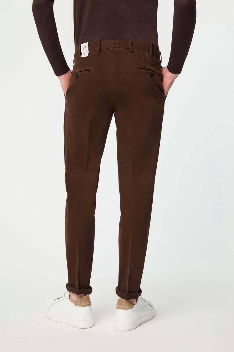Lubiam Pantalone MUDDY Tinto Capo Marrone Pantalone MUDDY Tinto Capo Marrone