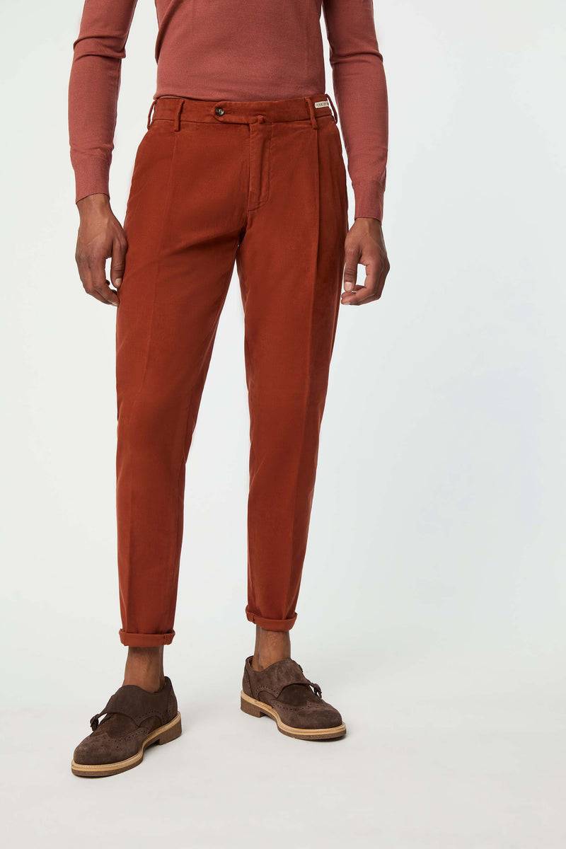 Lubiam Pantalone MUDDY tinto capo ruggine Pantalone MUDDY tinto capo ruggine