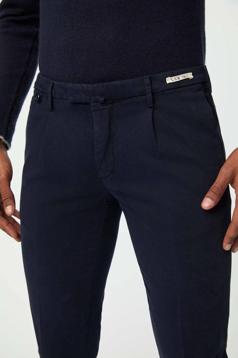 Lubiam Pantalone OZZY Tinto Capo Blu Pantalone OZZY Tinto Capo Blu