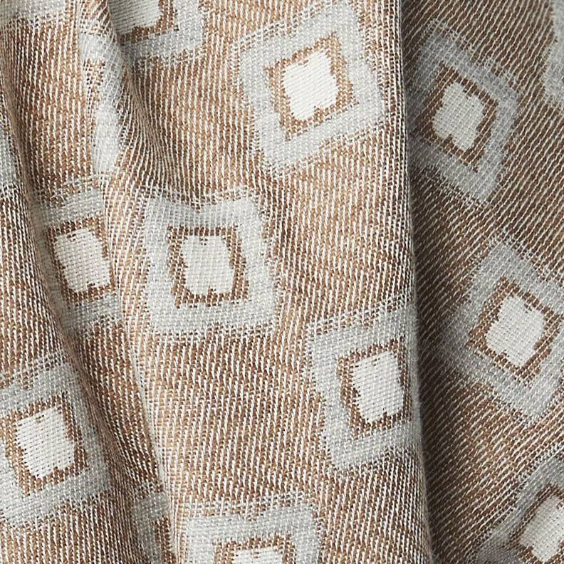 Lubiam Sciarpa In Lana Nocciola Con Dettagli In Contrasto Sciarpa In Lana Nocciola Con Dettagli In Contrasto