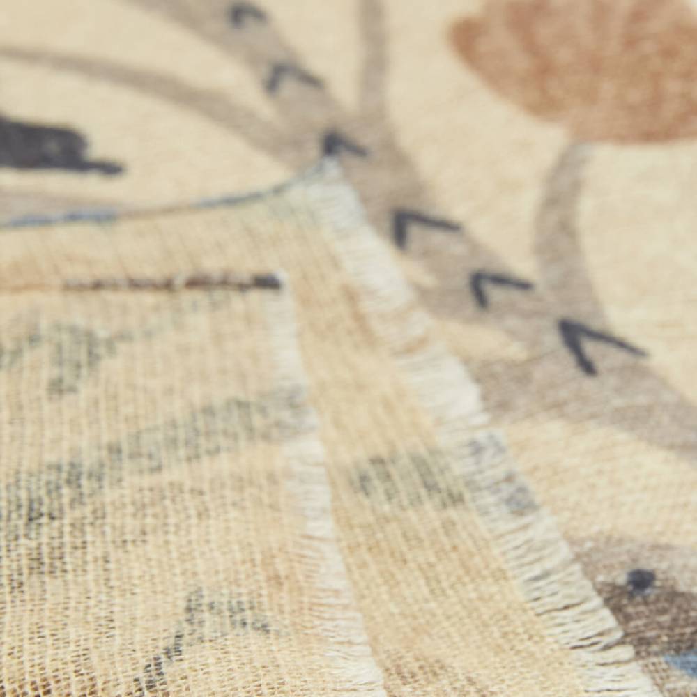 Lubiam Sciarpa In Lana Stampa Floreale Sciarpa In Lana Stampa Floreale