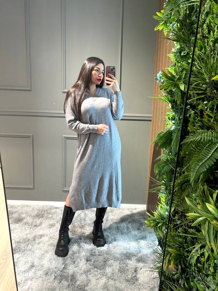 Lovely Sisters Abito di lana scollo a V