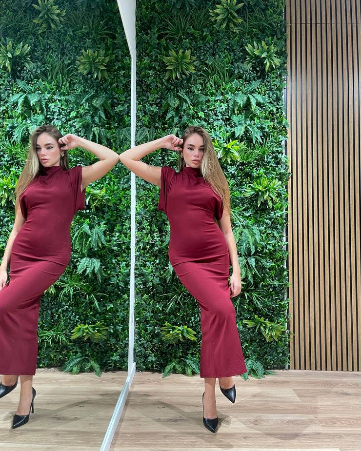 Lovely Sisters Abito Diana bordeaux