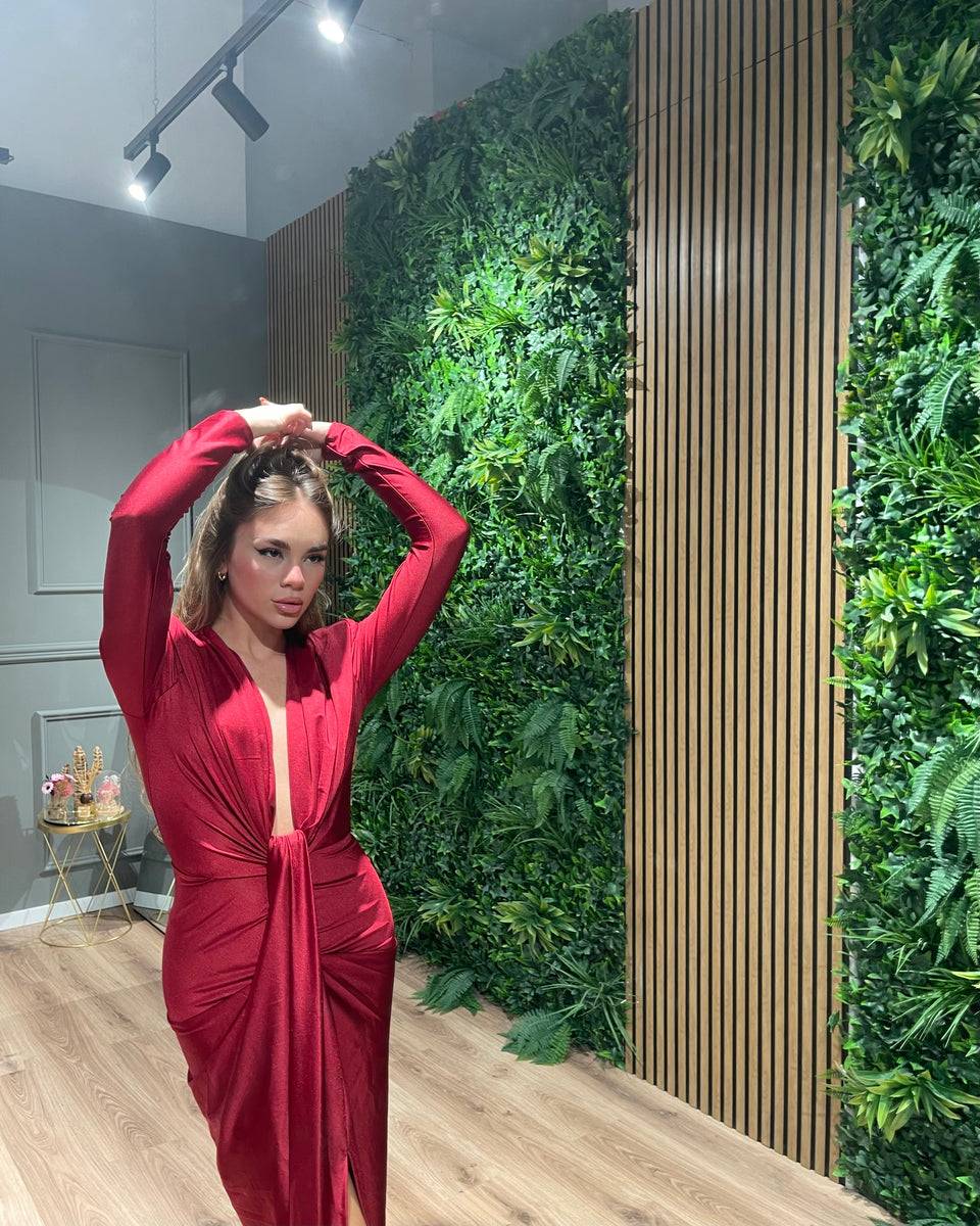 Lovely Sisters Abito Valery Bordeaux