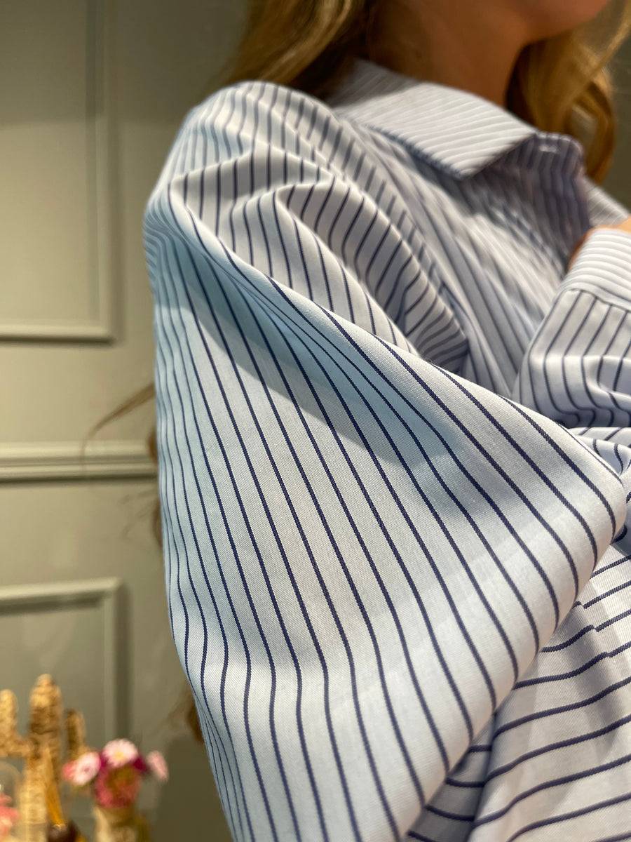 Lovely Sisters Camicia A Righe Azzurra-blu