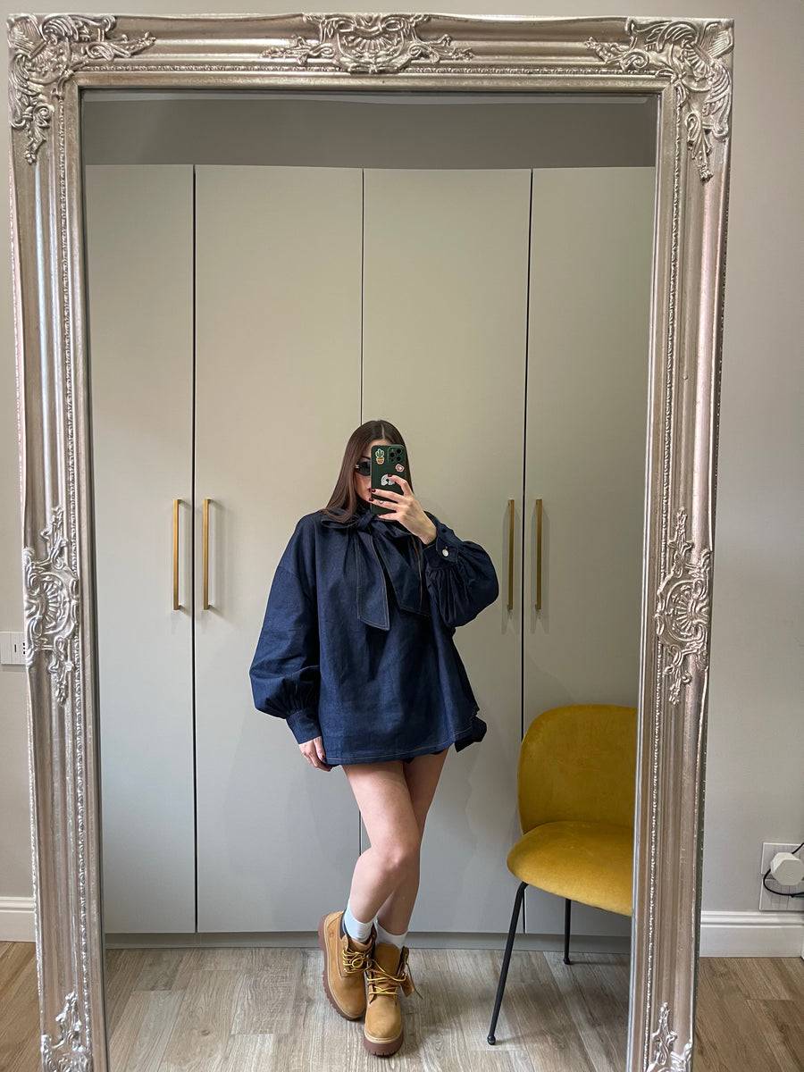 Lovely Sisters Camicia Ampia In Denim