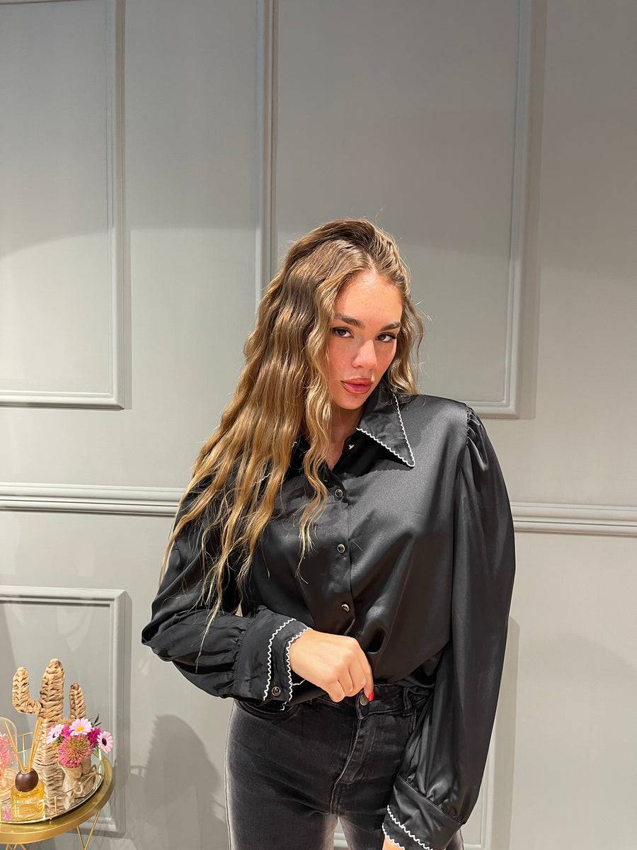 Lovely Sisters Camicia Chic Nera