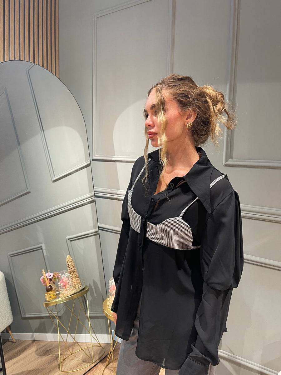 Lovely Sisters Camicia Helena Nera