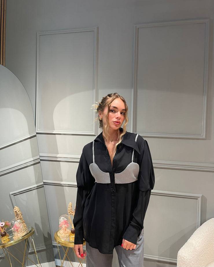 Lovely Sisters Camicia Helena nera