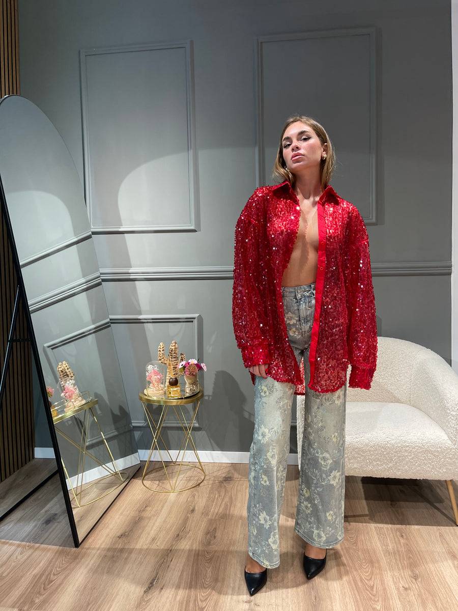 Lovely Sisters Camicia Nives Rossa