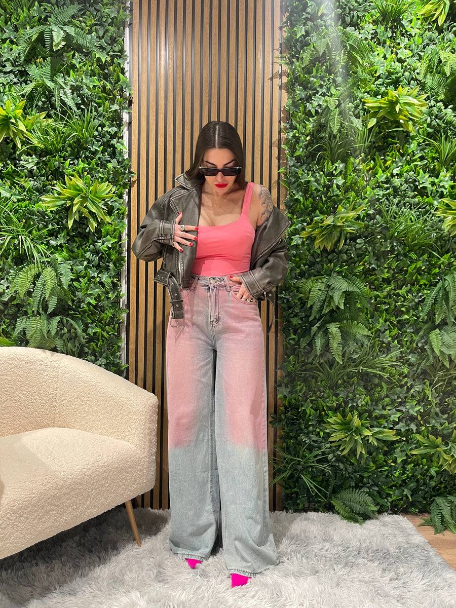 Lovely Sisters Chiodo Eco Pelle Grigio