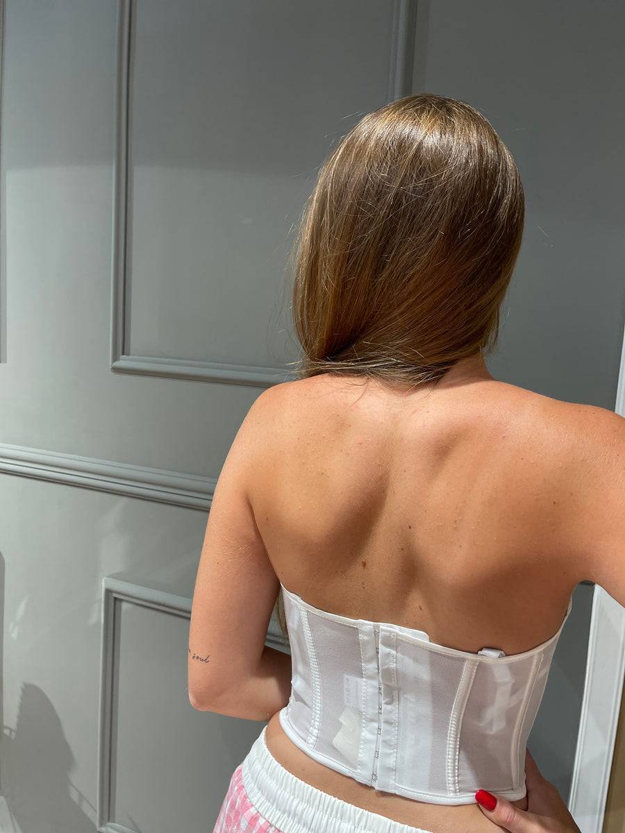 Lovely Sisters Corpetto Zoe Bianco