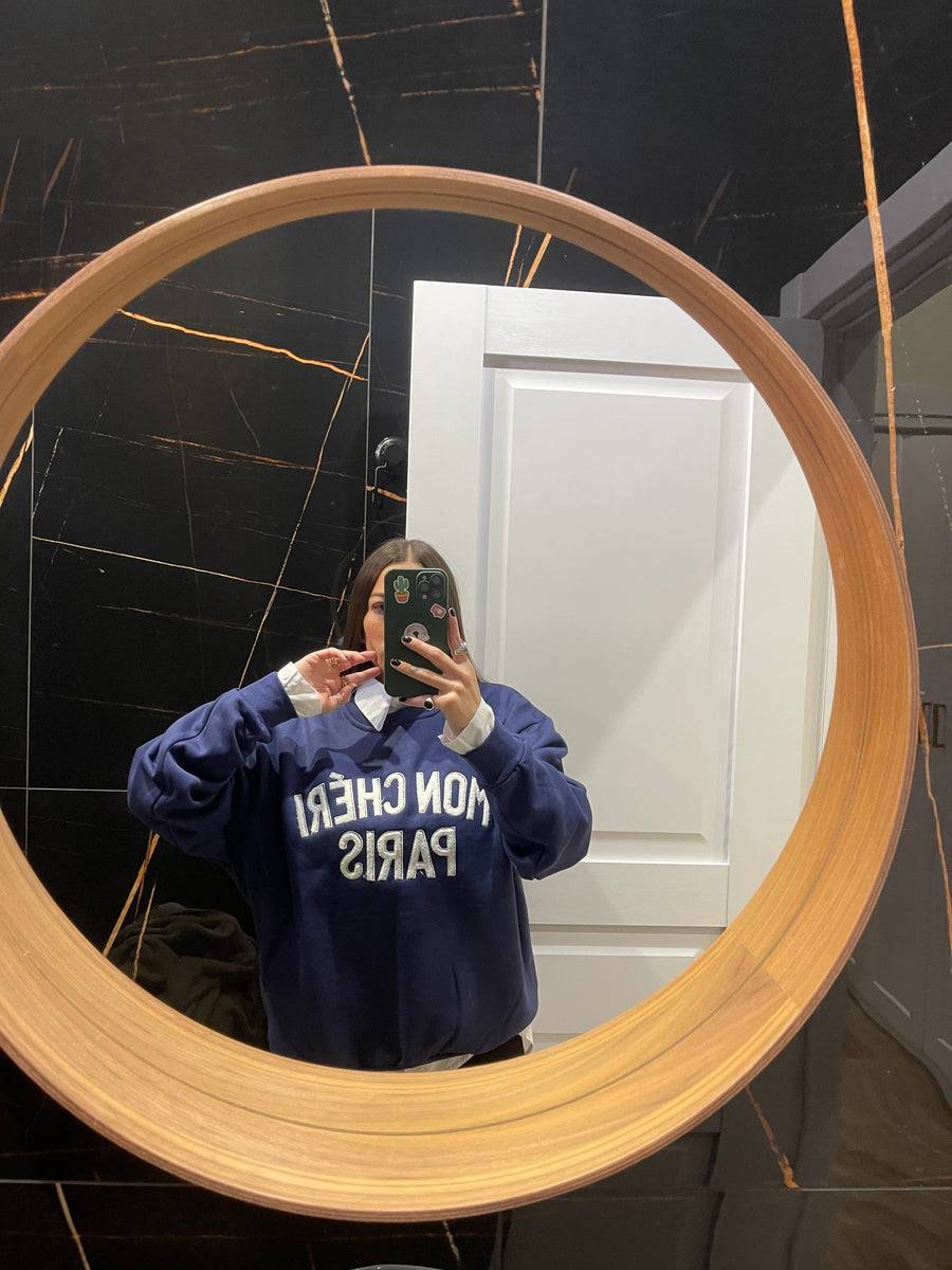 Lovely Sisters Felpa Mon Cheri Blu