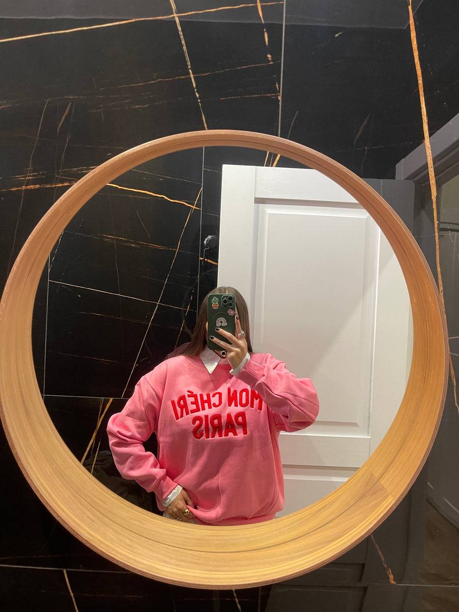 Lovely Sisters Felpa Mon Cheri Rosa