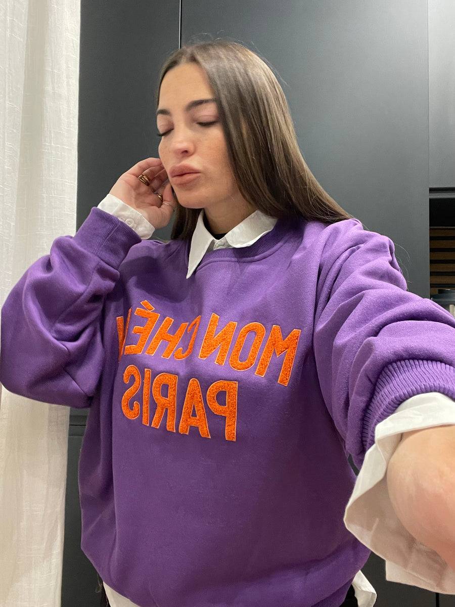 Lovely Sisters Felpa Mon Cheri Viola