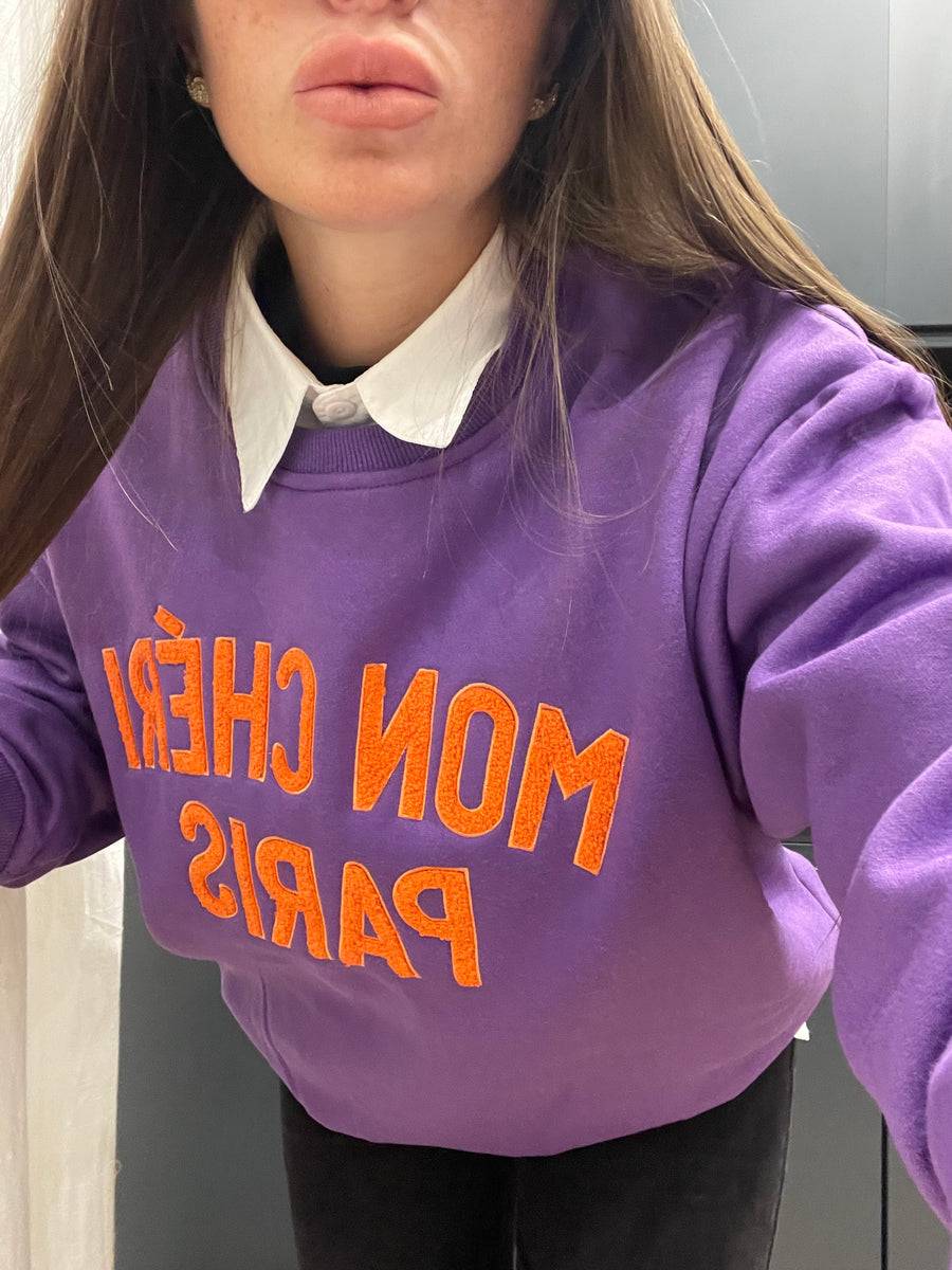 Lovely Sisters Felpa Mon Cheri Viola