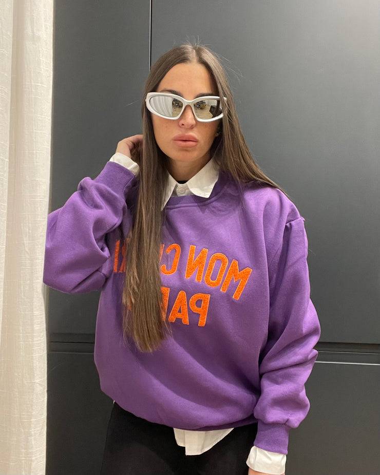 Lovely Sisters Felpa Mon Cheri Viola