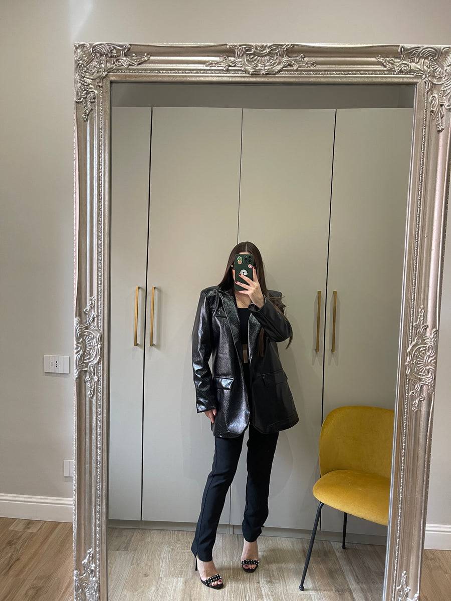 Lovely Sisters Giacca In Vinile Nera