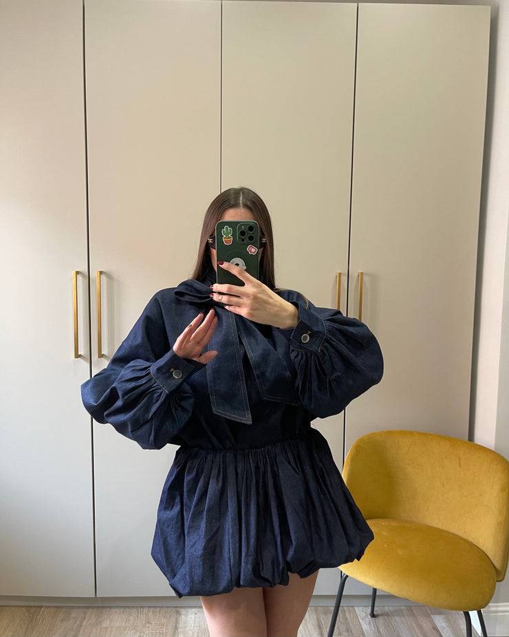 Lovely Sisters Gonna a pantaloncino in denim