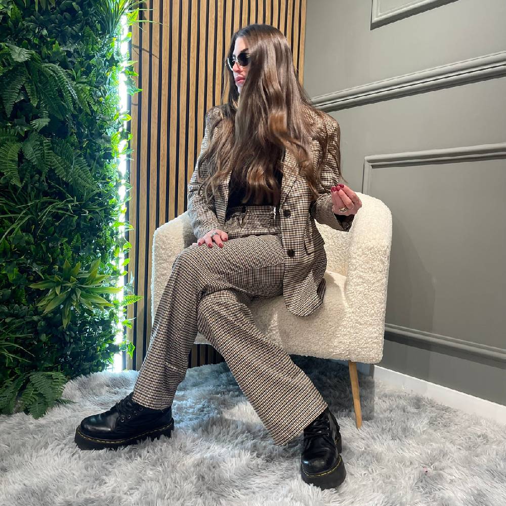 Lovely Sisters Pantalone A Quadrettini