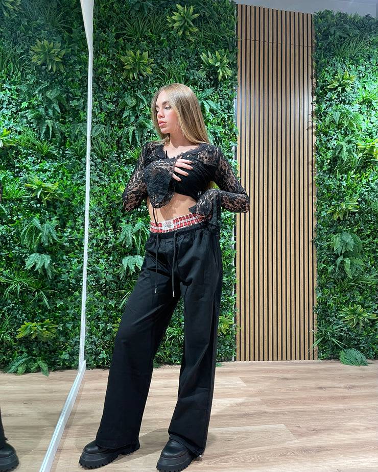 Lovely Sisters Pantalone cowboy nero