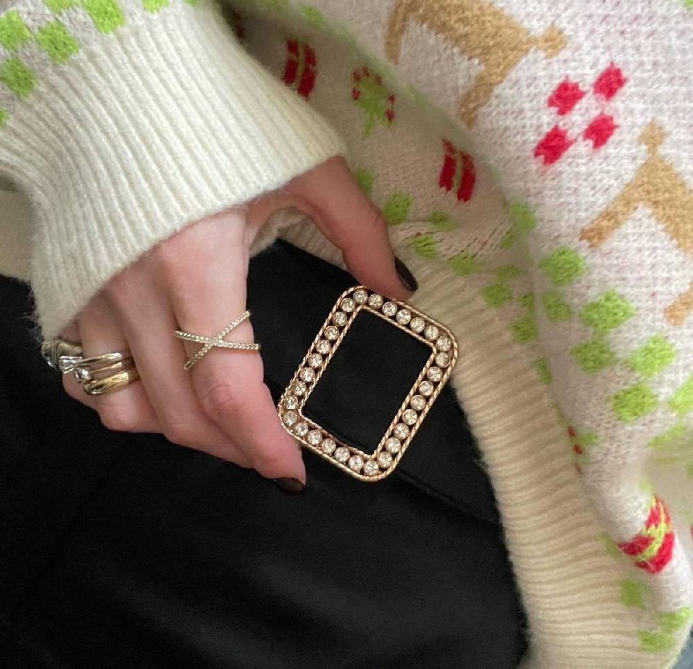 Lovely Sisters Pantalone Effetto Raso