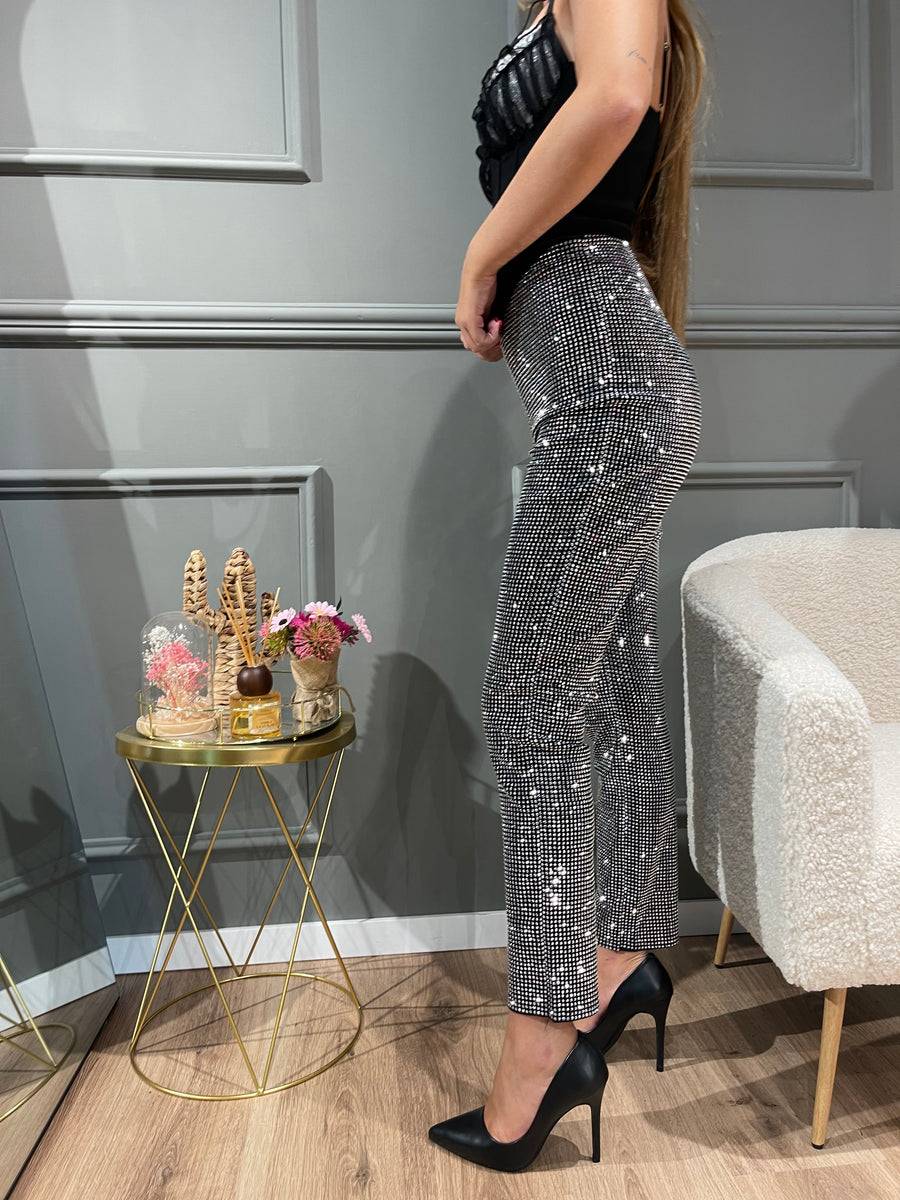 Lovely Sisters Pantalone Luxury Argento