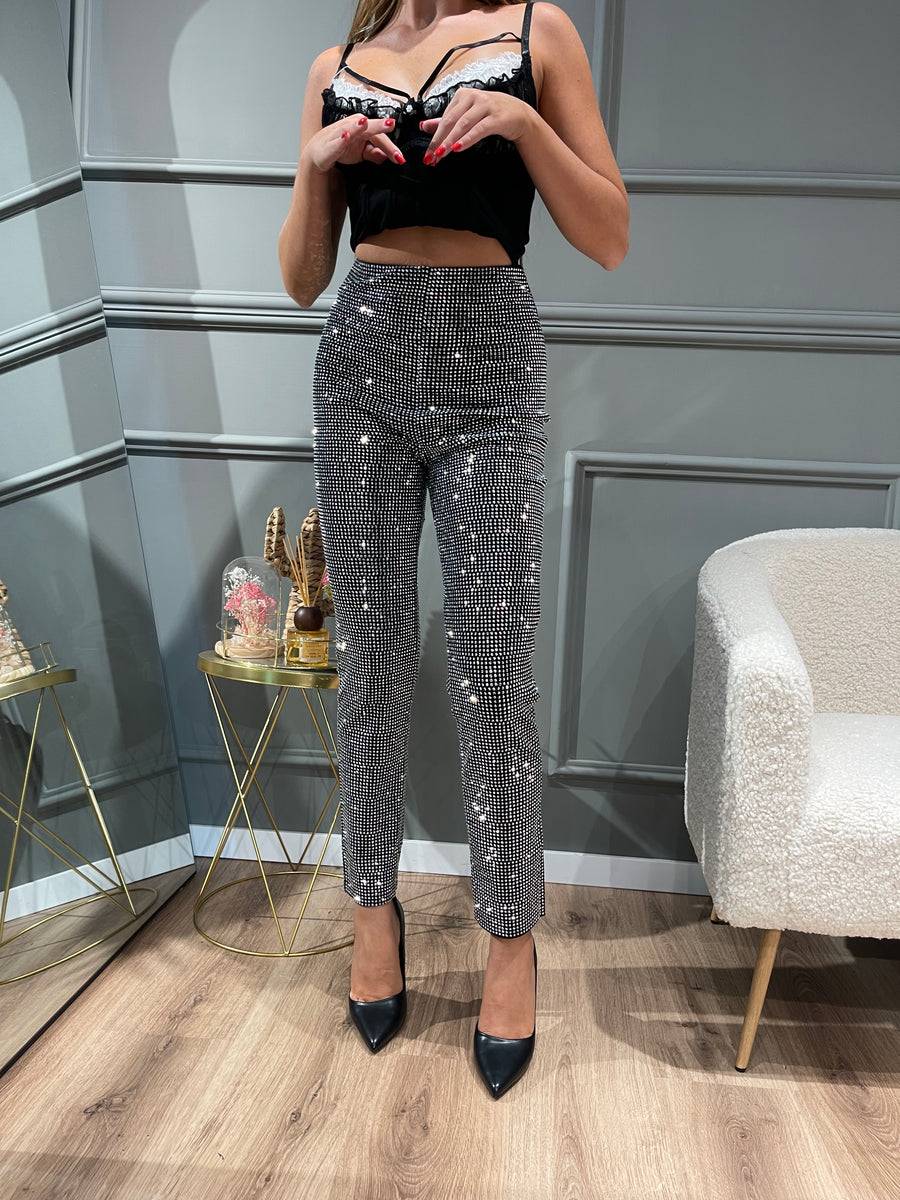 Lovely Sisters Pantalone Luxury Argento