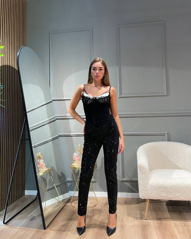 Lovely Sisters Pantalone luxury nero