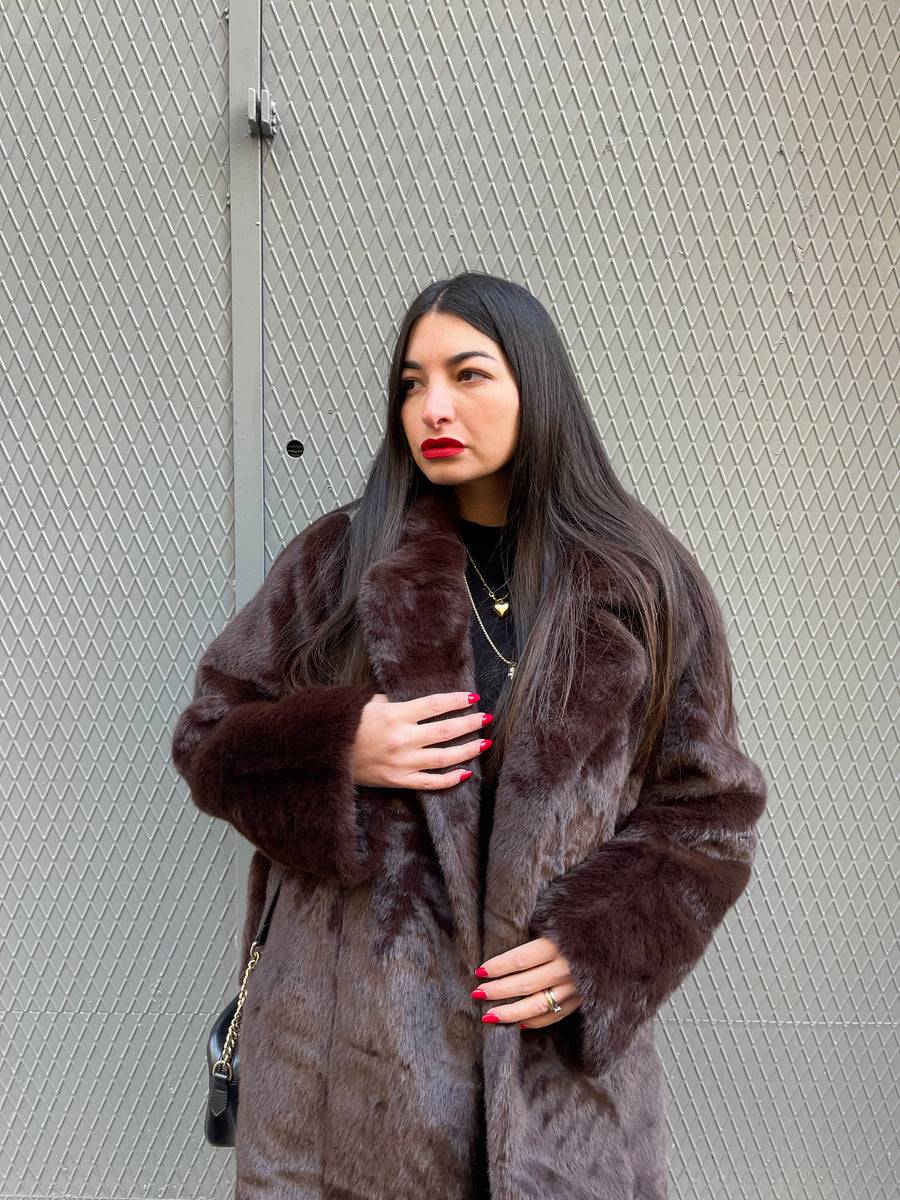 Lovely Sisters Pelliccia Con Cintura