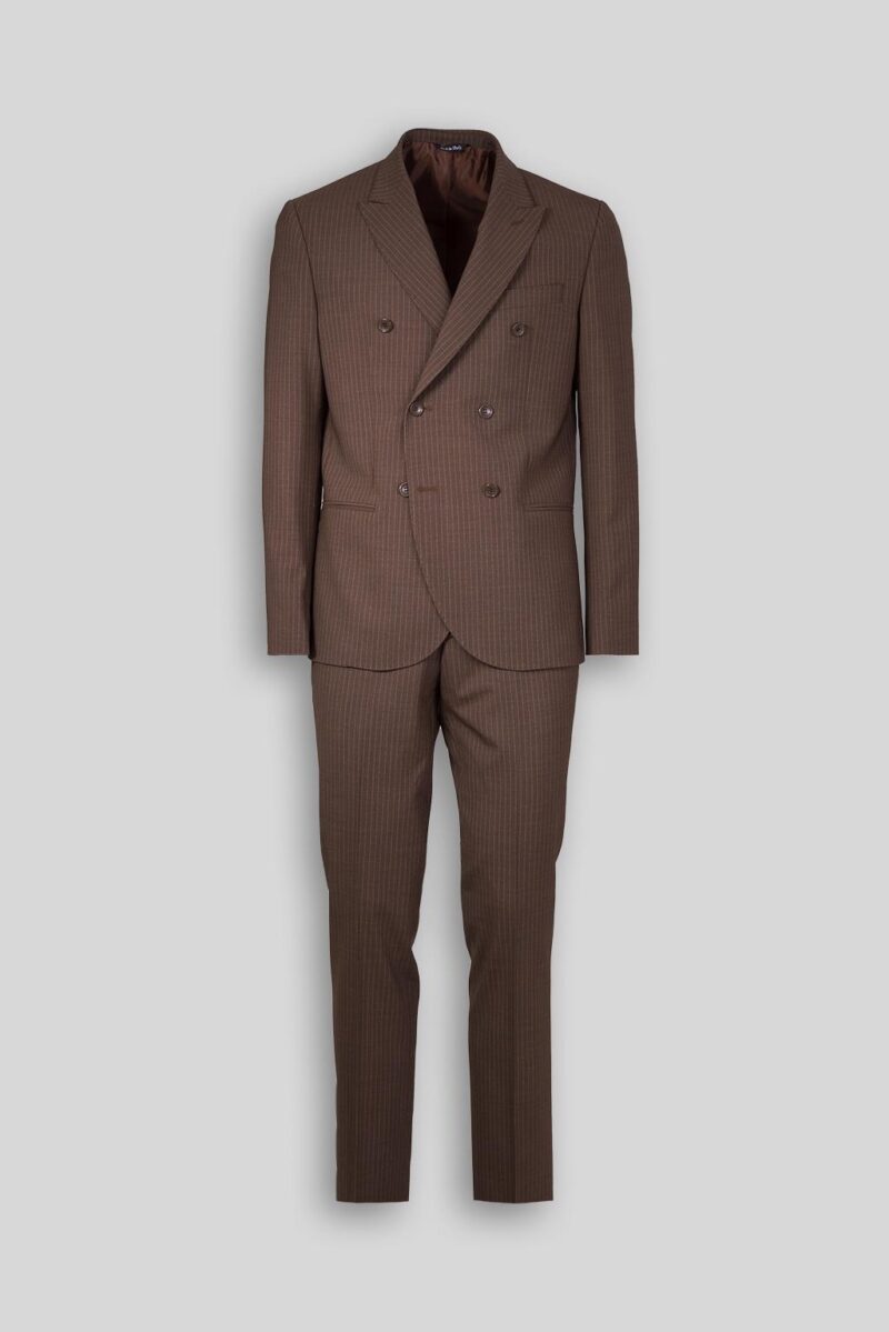 Luca Bertelli Abito doppiopetto gessato