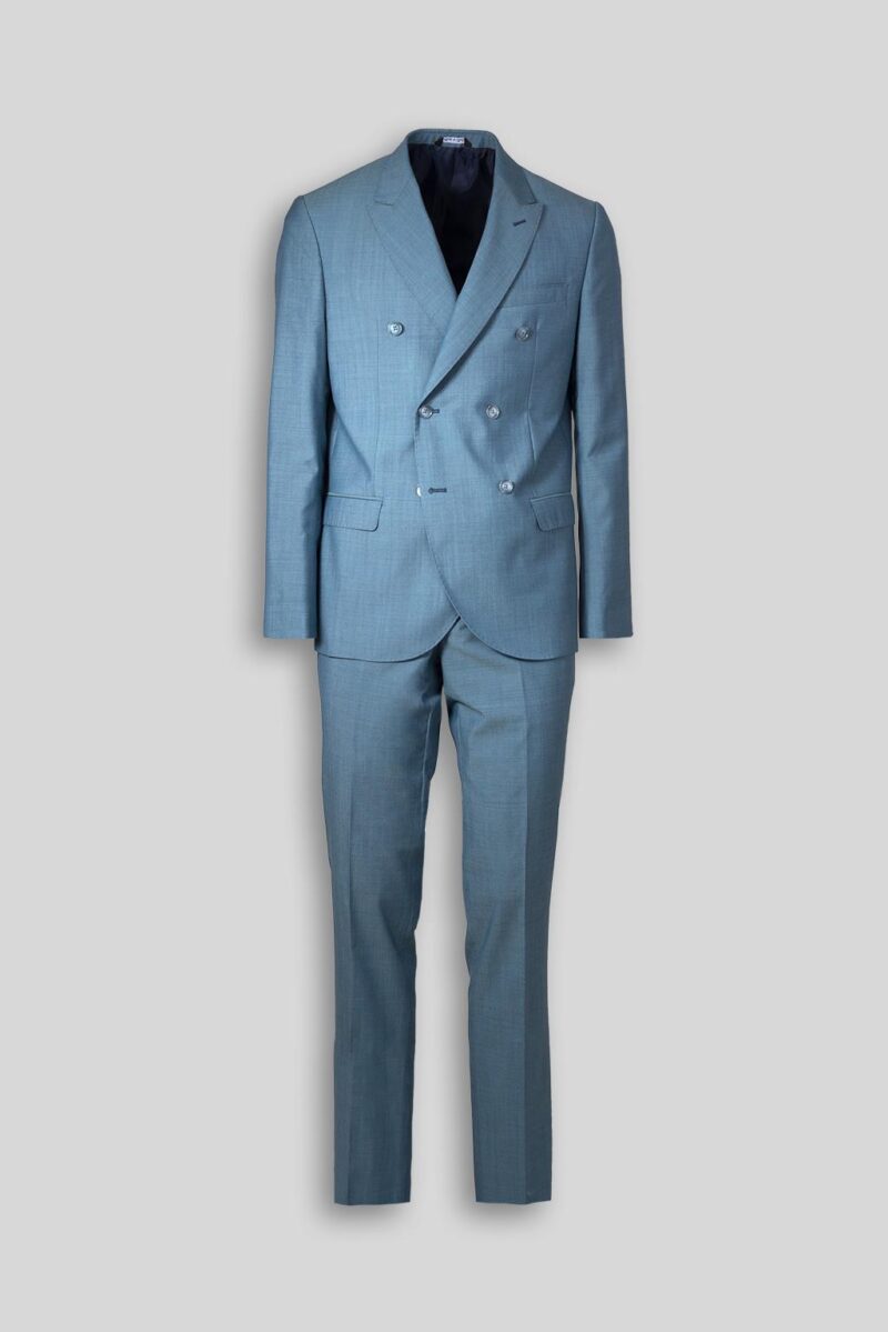 Luca Bertelli Abito doppiopetto in fresco lana