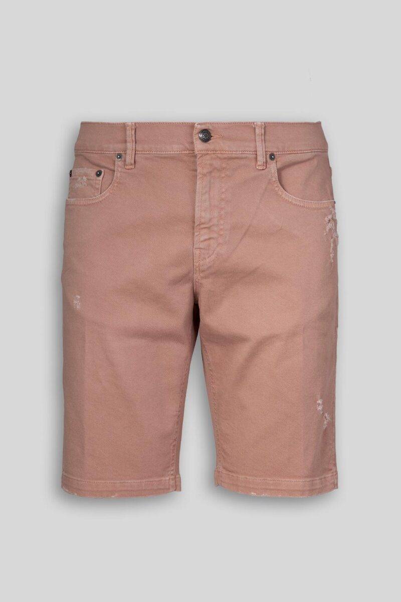 Luca Bertelli Bermuda jeans tinta