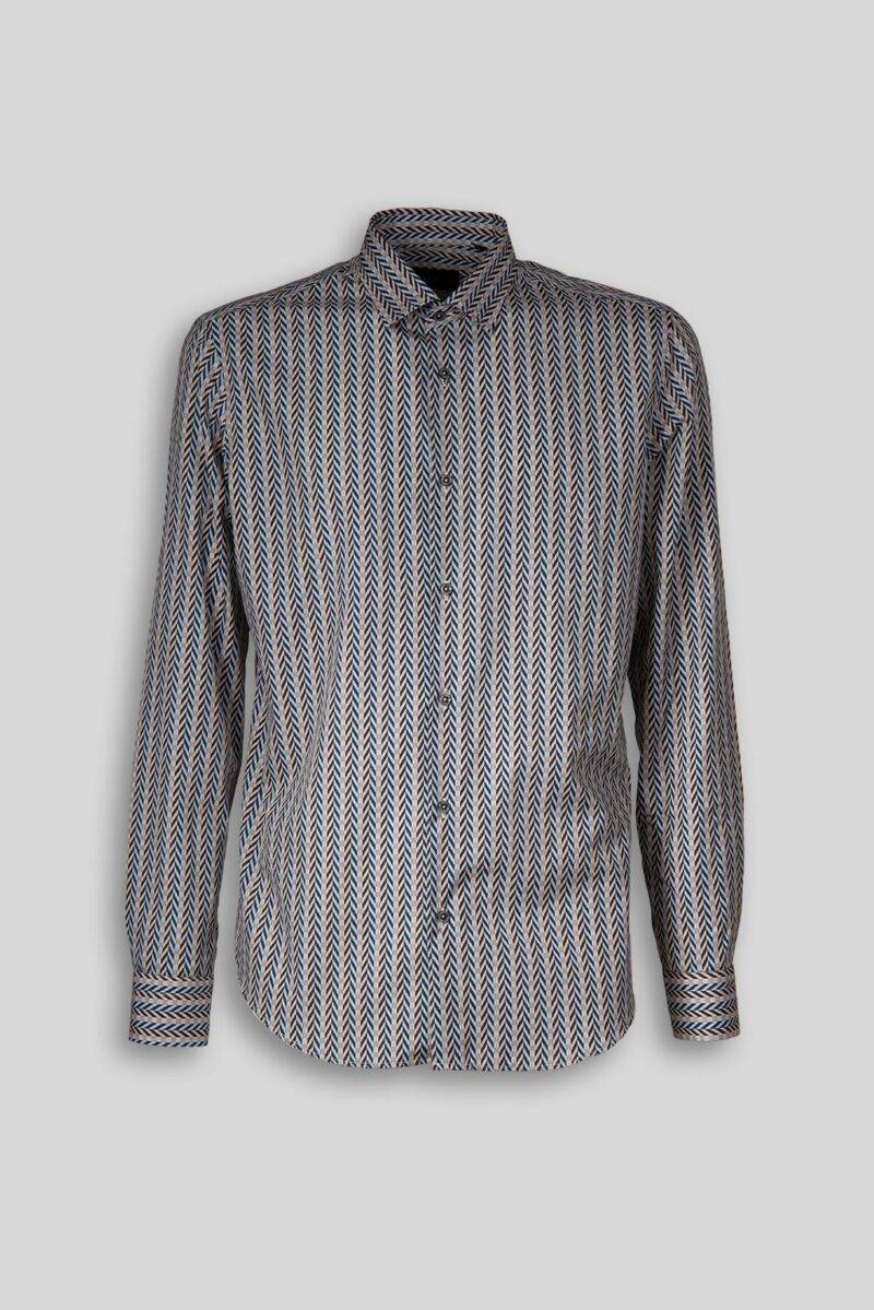 Luca Bertelli Camicia stampa “optical”