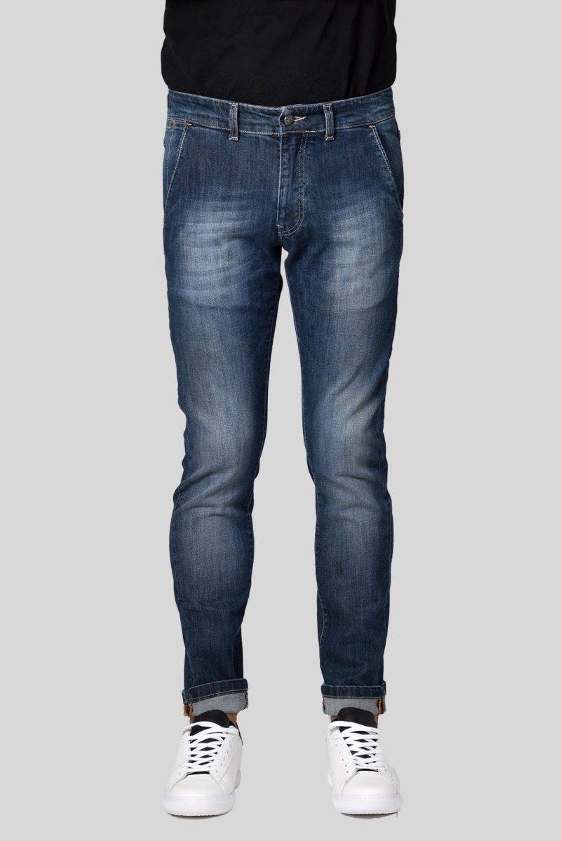 Luca Bertelli Jeans chinos stone washed