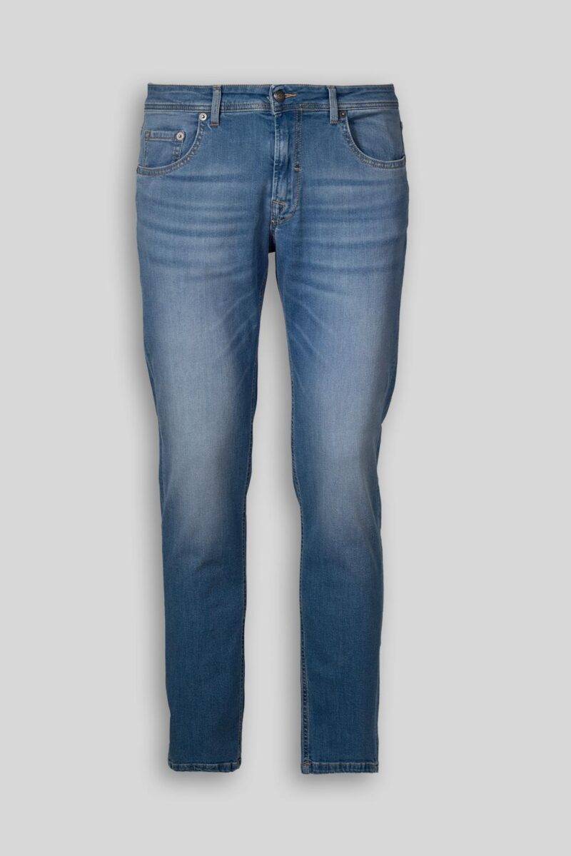 Luca Bertelli Jeans leggeri stone washed