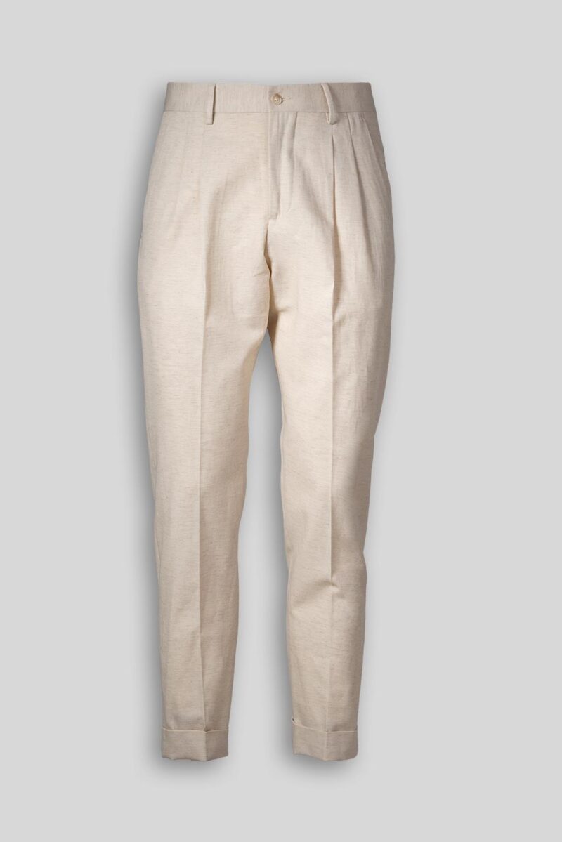 Luca Bertelli Pantalone in misto lino